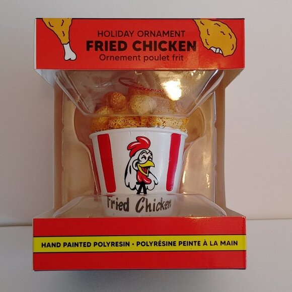 Main and Local Kentucky Fried Chicken Bucket Ornament - Picture 1 of 5